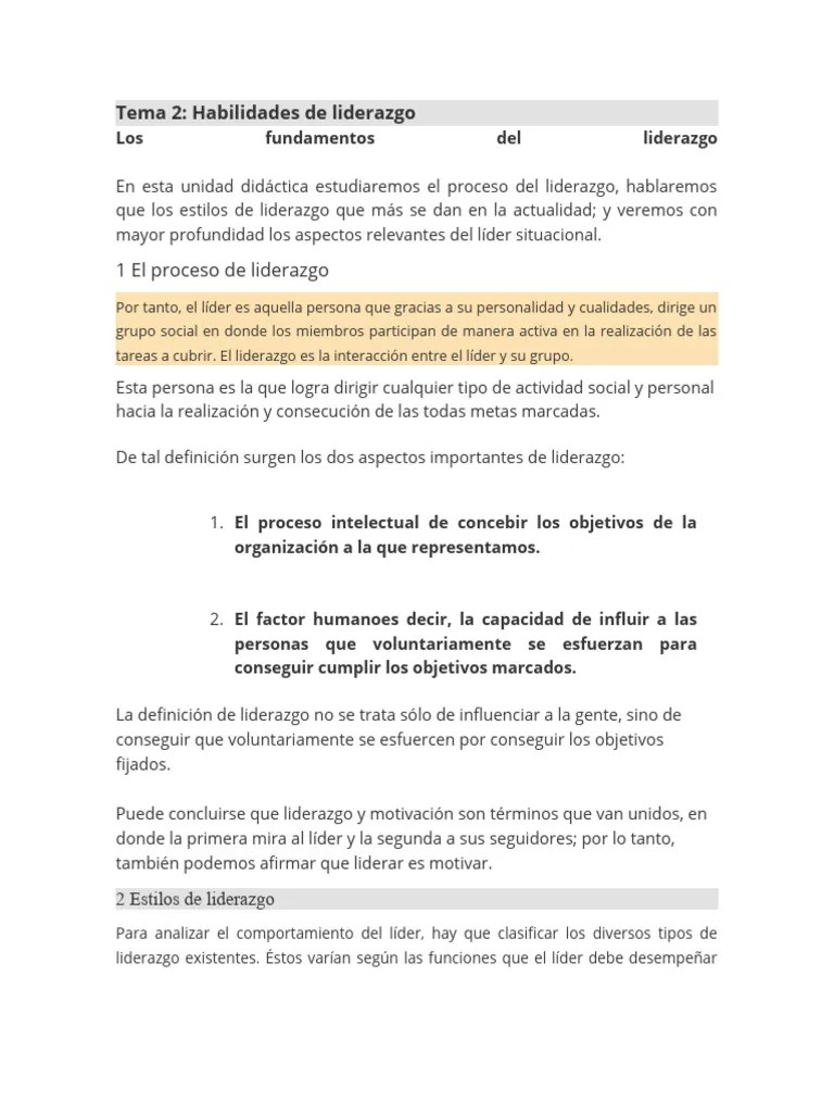 Modulo 3 Liderazgo | PDF | Liderazgo | Comunicación
