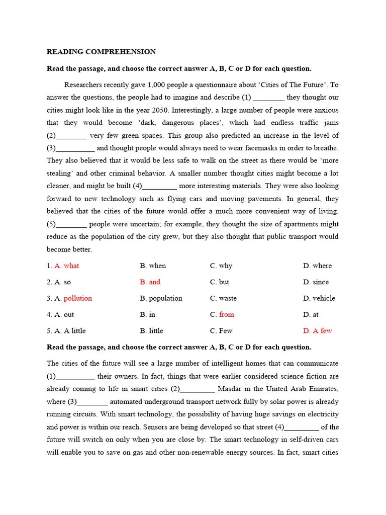 Reading Comprehension | PDF | Social Media | Popular Culture & Media ...