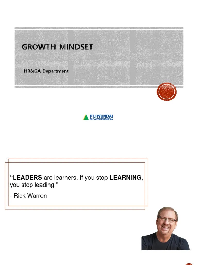 Growth Mindset | PDF
