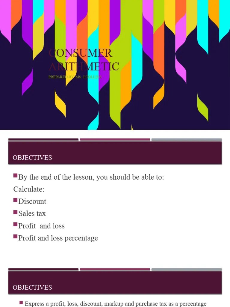 Consumer Arithmetic | PDF | Interest | Loans