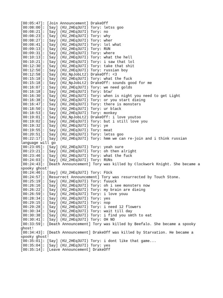 Client Chat Log | PDF