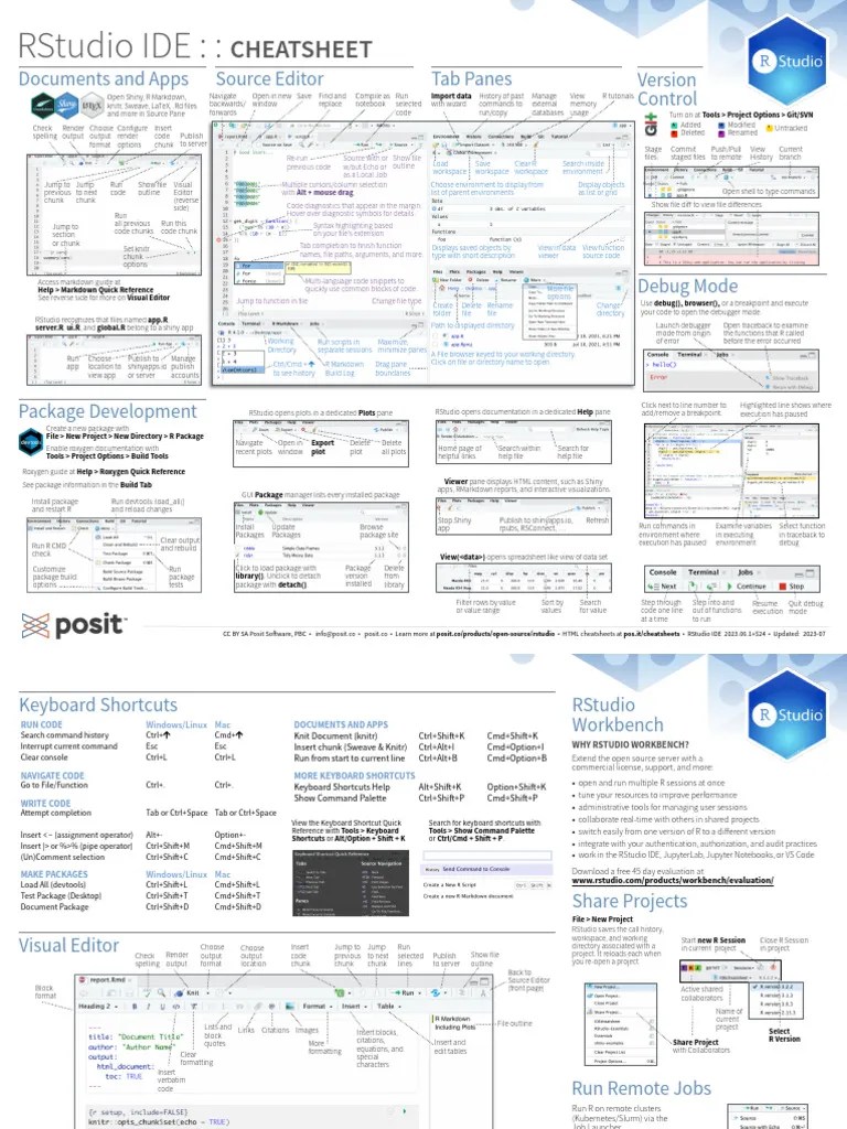 Rstudio Ide | PDF | Computer File | Keyboard Shortcut