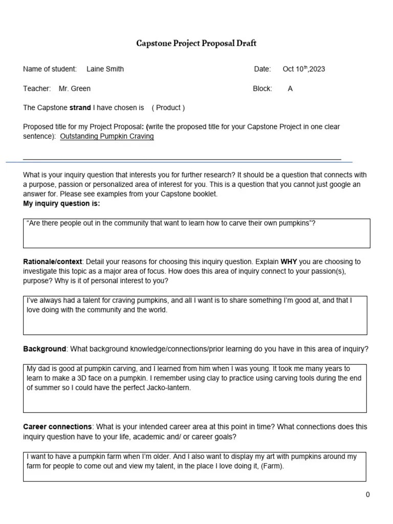 Capstone Project Proposal 1 | PDF