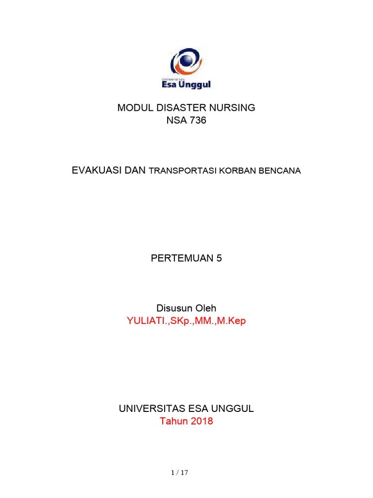 Modul 4 Bencana | PDF