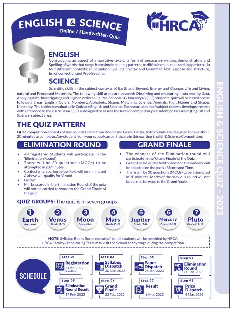 Guide English Science 2023 | PDF | English Language | Science
