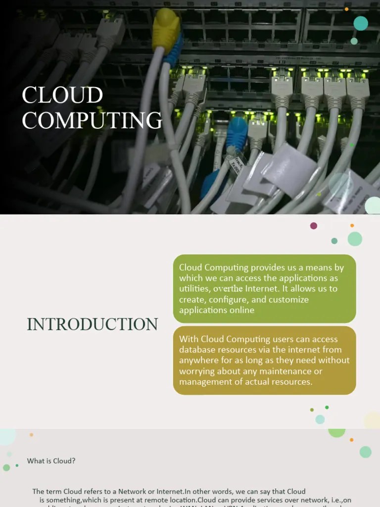 Cloud | PDF