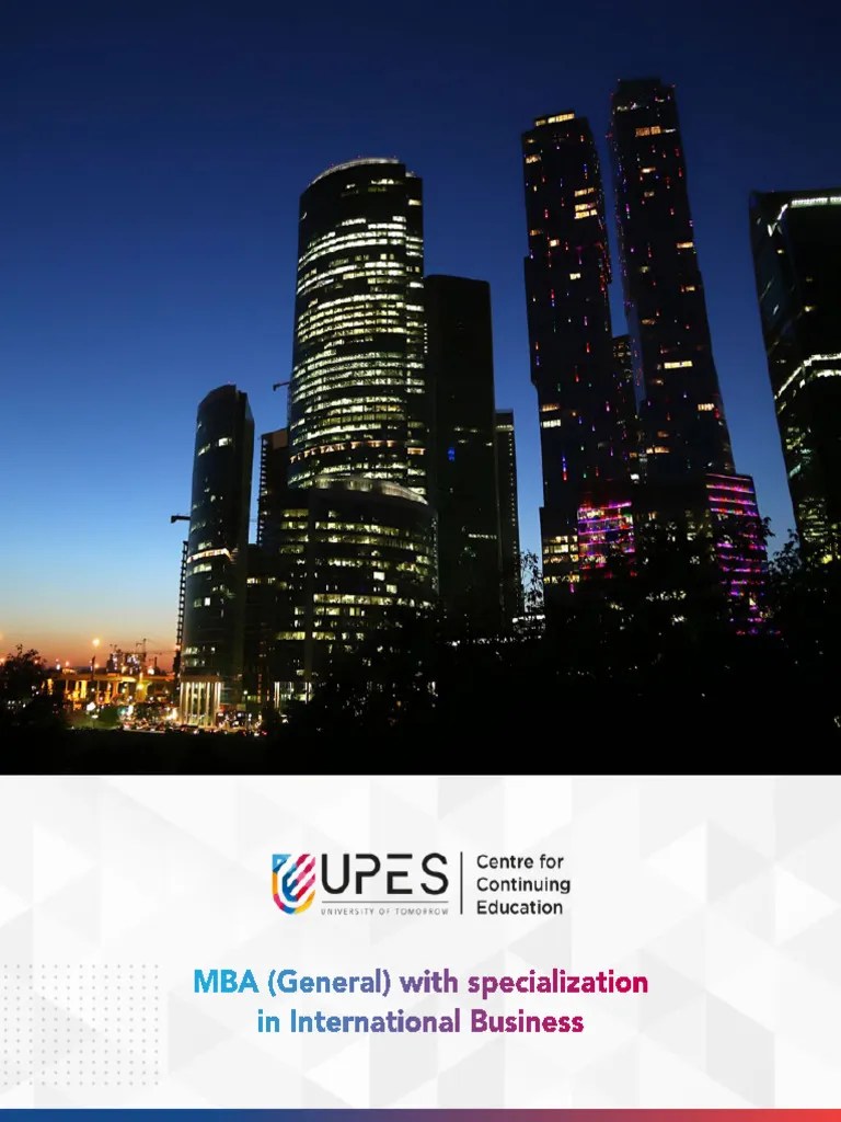 60crsfile - Mba In International Business | PDF