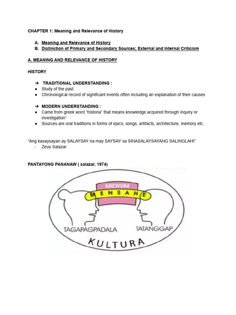 Readings In Philippine History Chapter1 | PDF | Primary Sources | Science