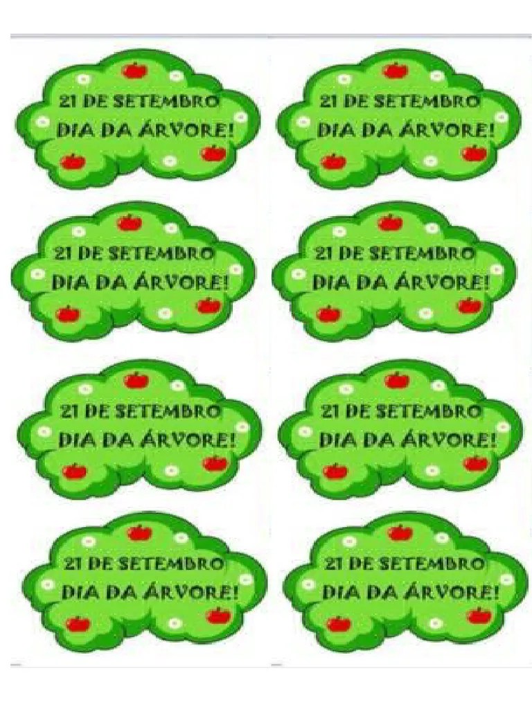 Molde Dia Da Arvore | PDF