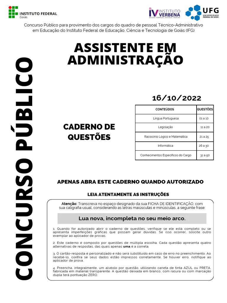Assistente Em Administracao | PDF