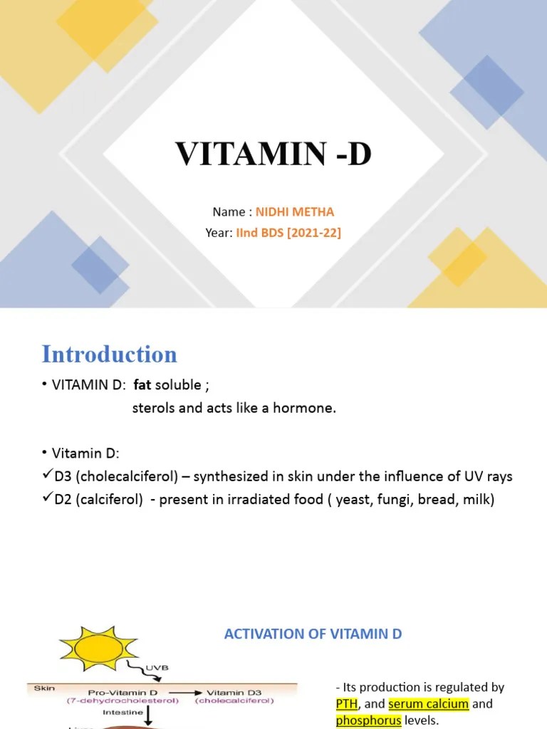 Vitamin D | PDF | Vitamin D | Bone