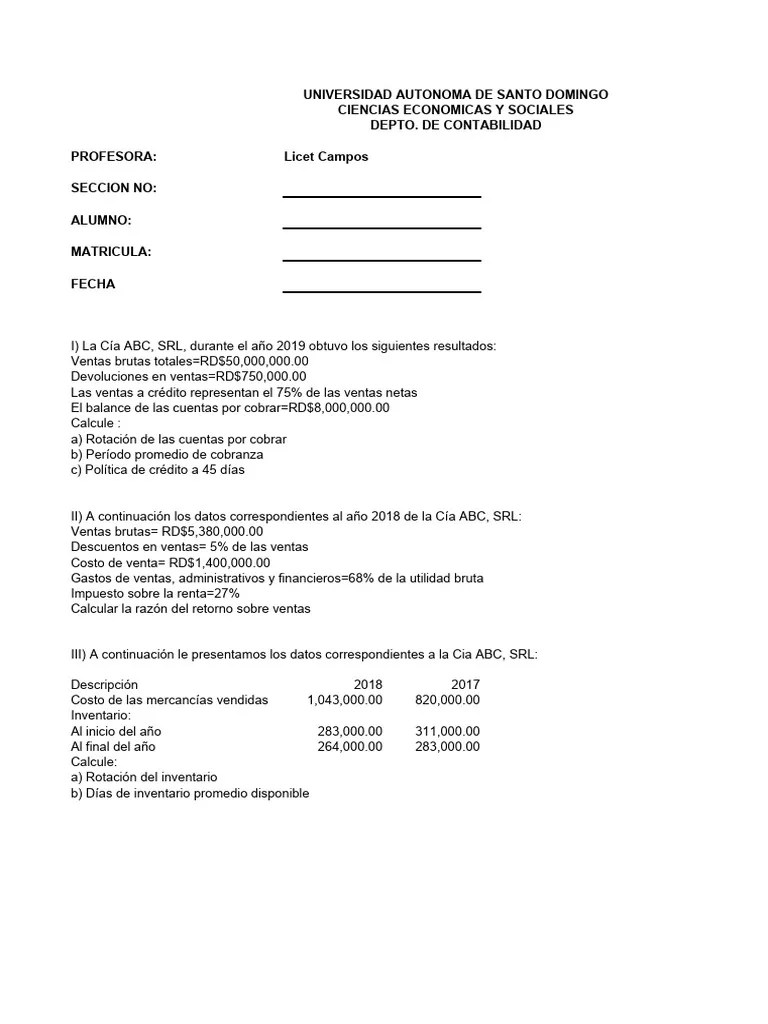 Examen Final Contabilidad V 2020 10 | PDF