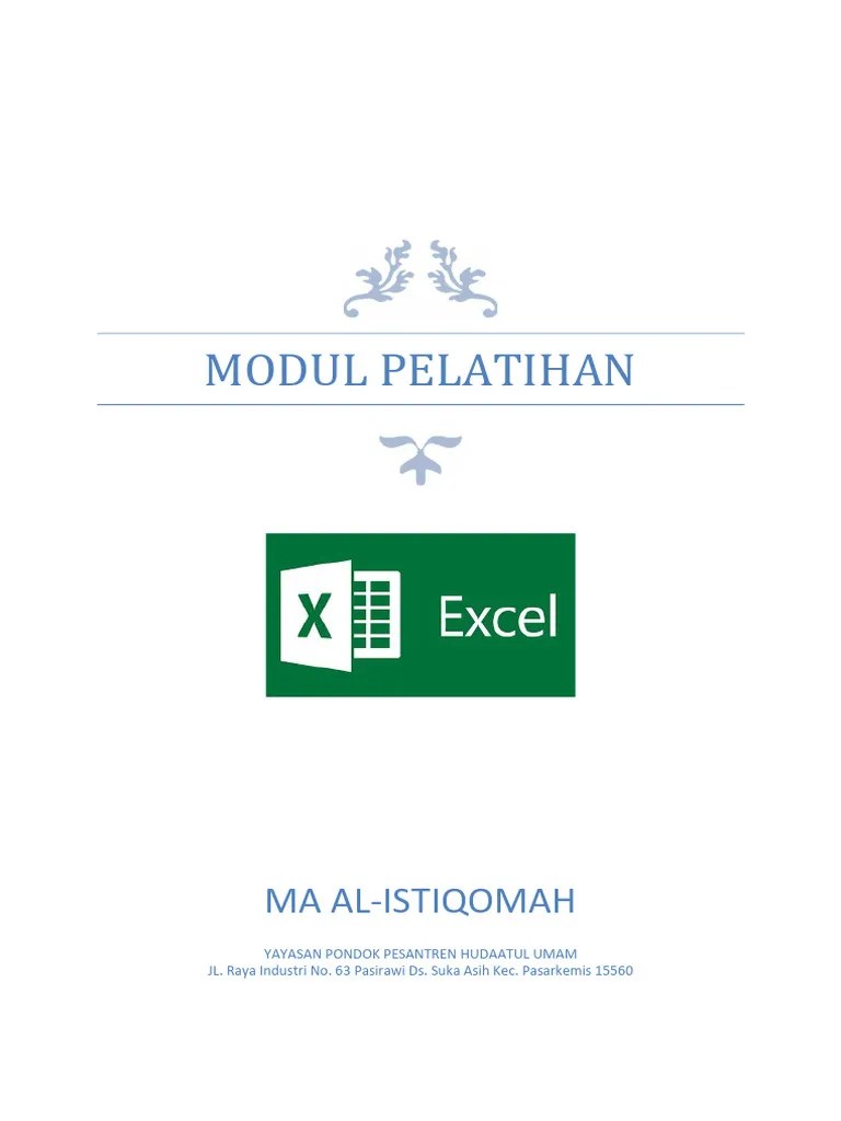 Modul Pelatihan Microsoft Excel 2013 1 | PDF