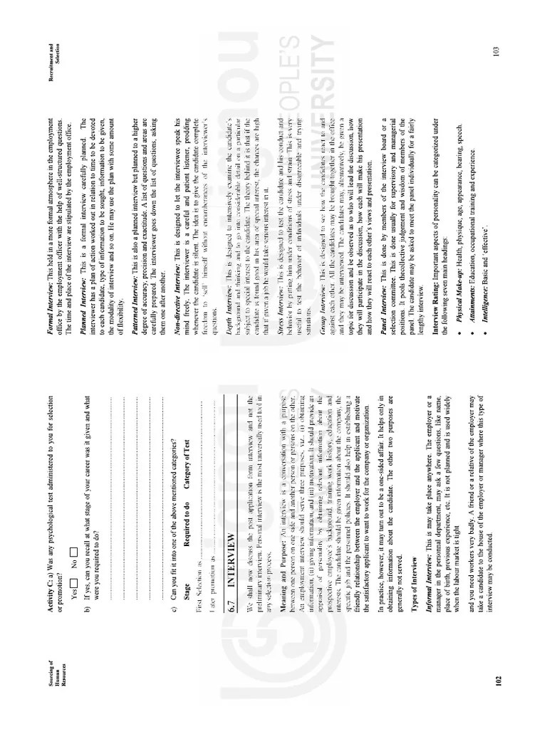 Interview | PDF