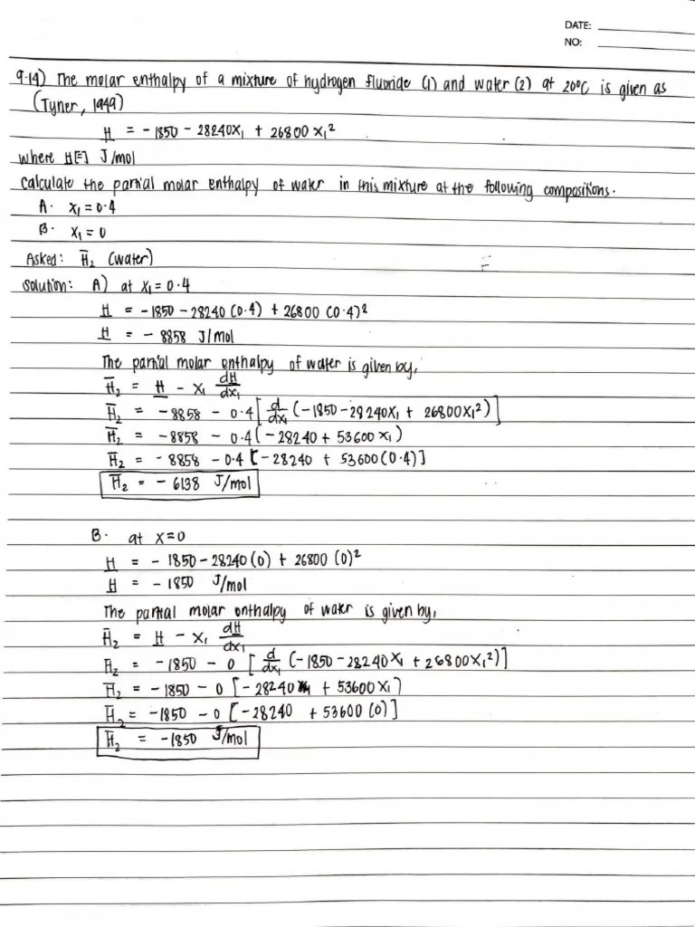 Thermodynamics Problems | PDF