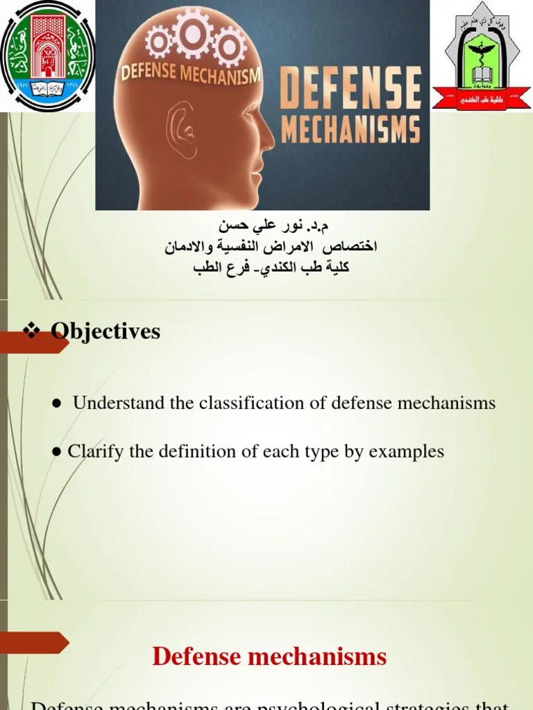 Defense Mechanisms | PDF | Feeling | Thought