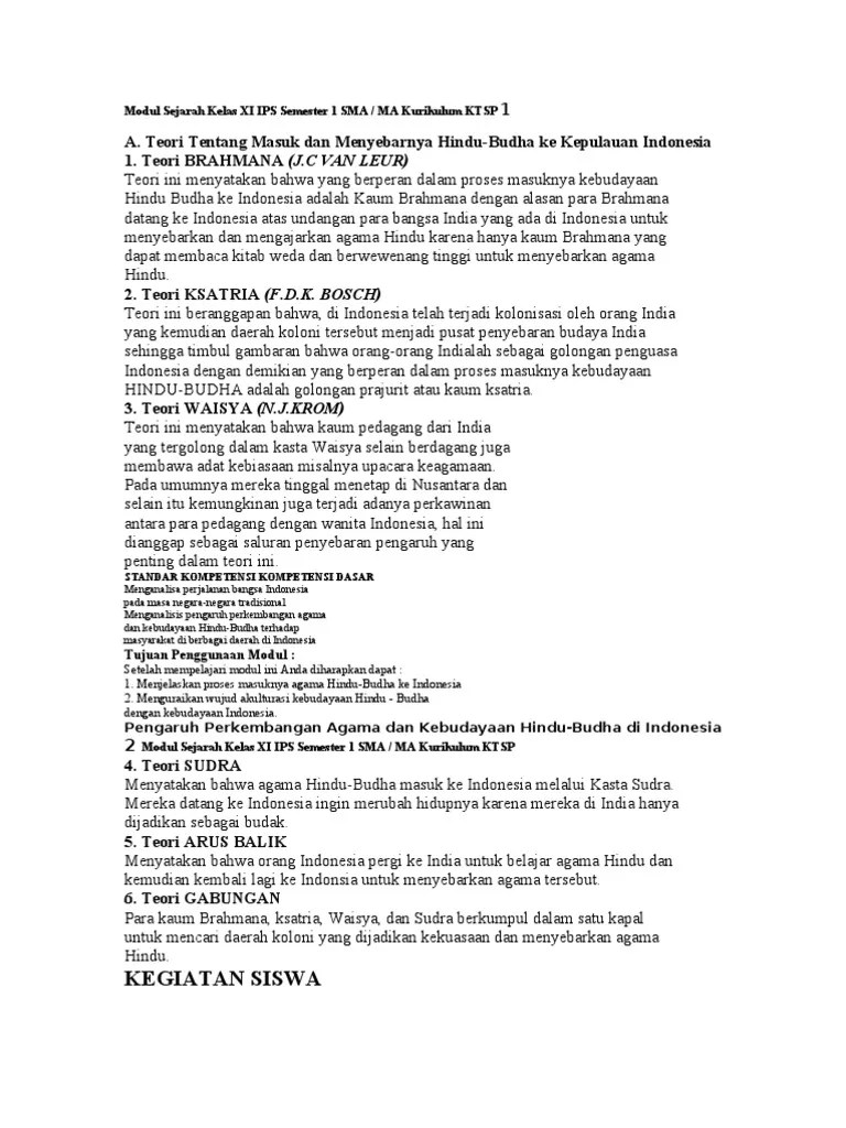 Maybe you would like to learn more about one of these? Modul Sejarah Kelas Xi Ips Semester 1 Sma Pdf