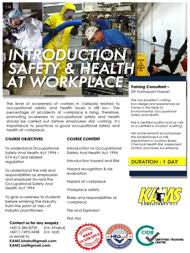 Topic 1 Introduction Student Pdf Occupational Safety And Health Workplace - Ocean Design Collection - HD Quality