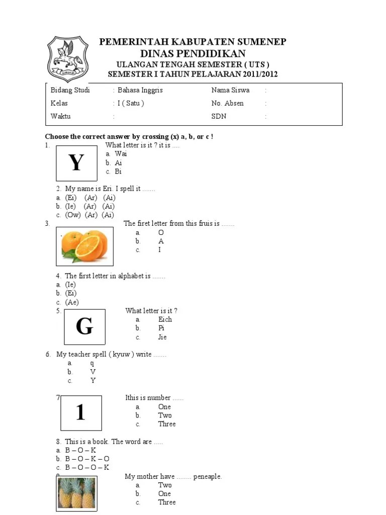 Soal Bahasa Inggris Vegetable Belajar Bahasa Arab Tema Buah Buahan Bagian 1.