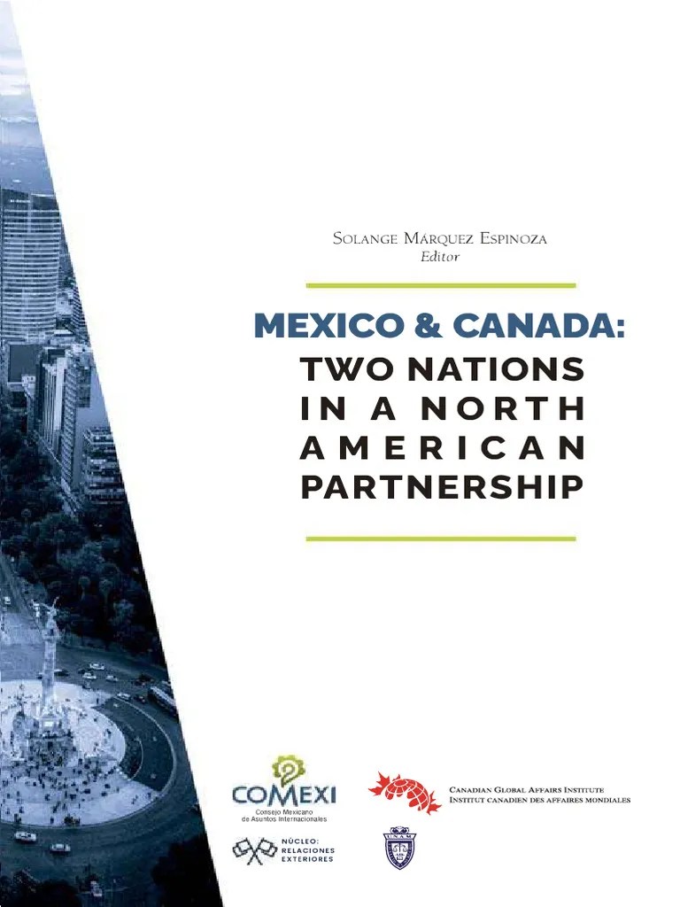 Mexico Canada Two Nations In A North American Partnership Compressed | PDF | Gross Domestic ...