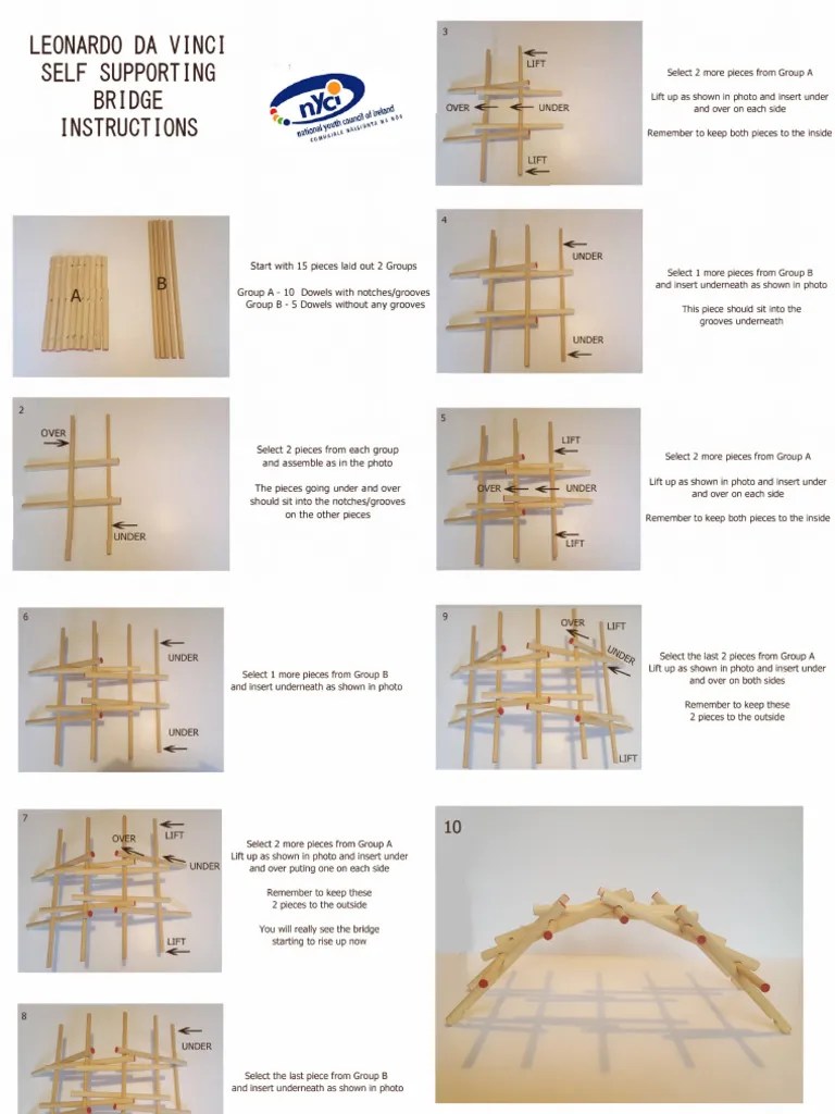 Bridge Assembly Instructions FULL | PDF | Leonardo Da Vinci