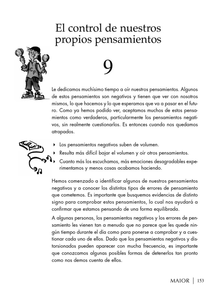 Control De Pensamientos | PDF | Pensamiento | Teoria De La Mente