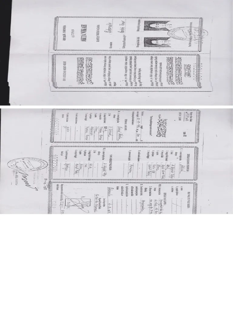Akta Nikah | PDF