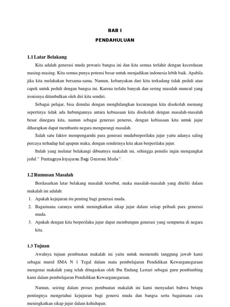 Suatu tindakan tertib dan patuh pada. Makalah Hidup Nyaman Dengan Perilaku Jujur Sedang