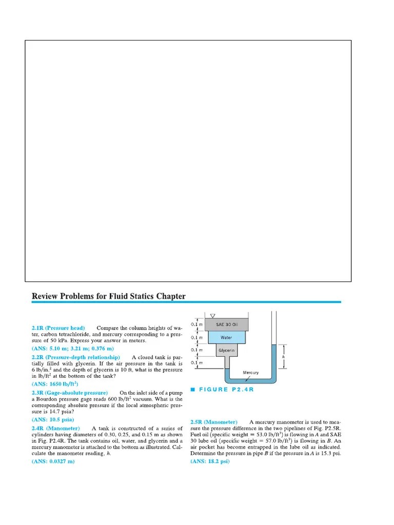 Review Problems Solutions Statics | PDF