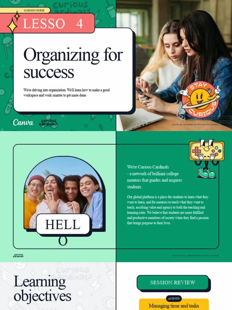 Silent Superpowers - Lesson 4 - Organizing For Success | PDF