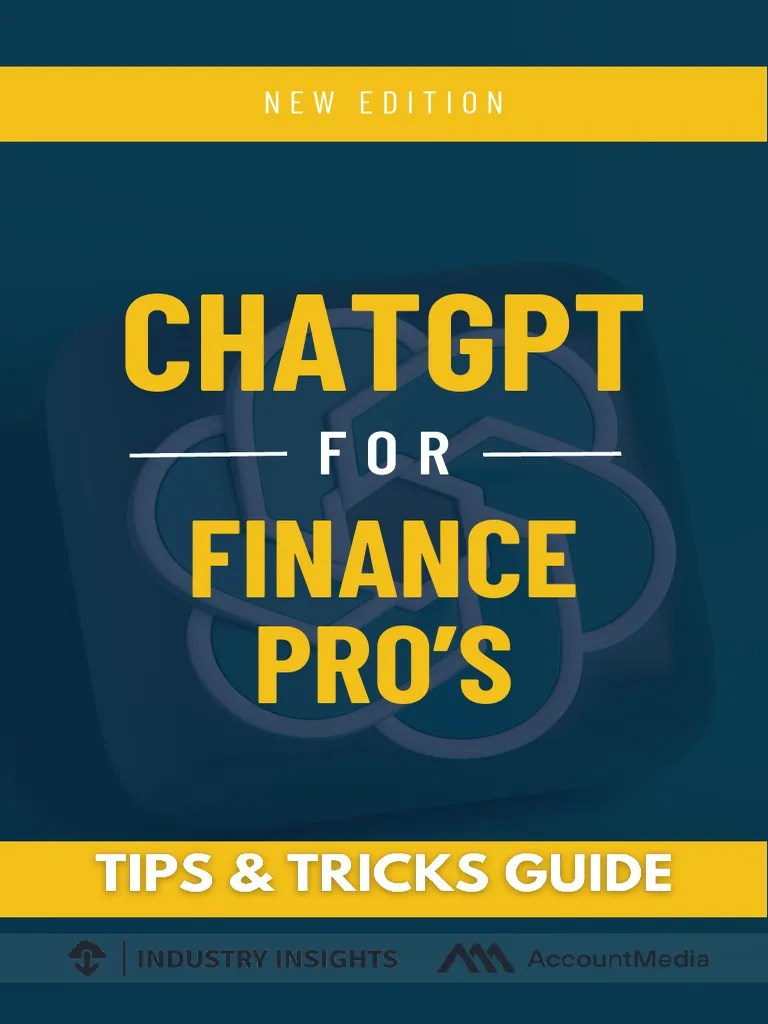 Chatgpt For Finance Professionals | PDF