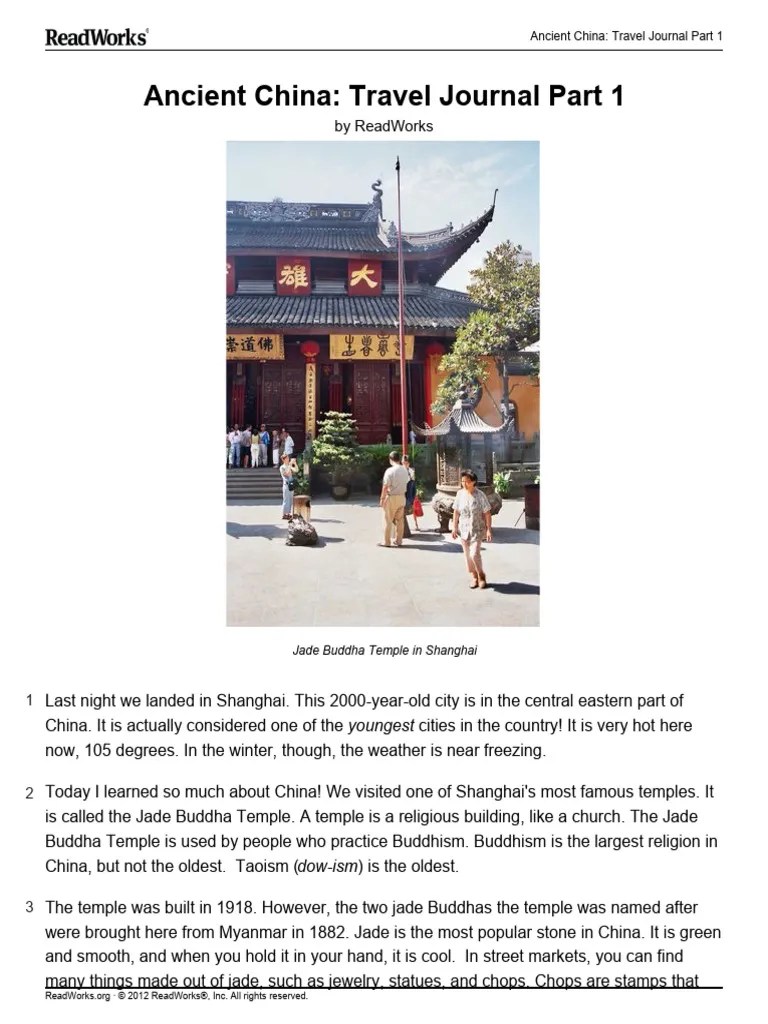 Travel To China | PDF | China | World Politics