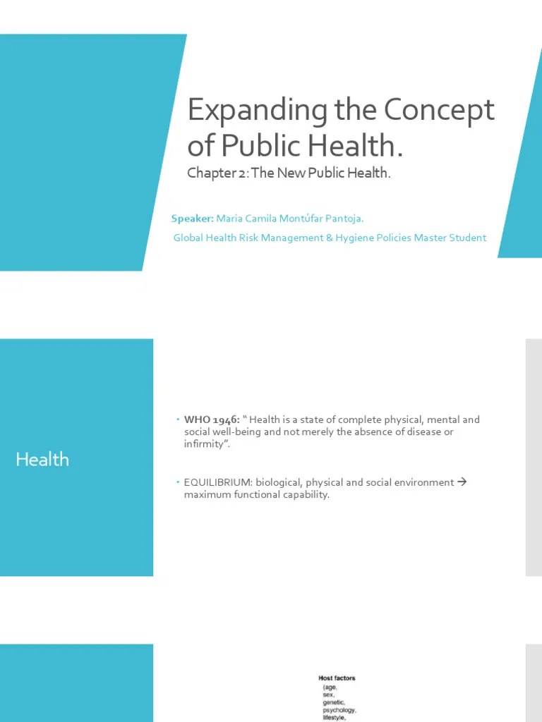 Expanding The Concept Of Public Health | PDF | Public Health | Preventive Healthcare