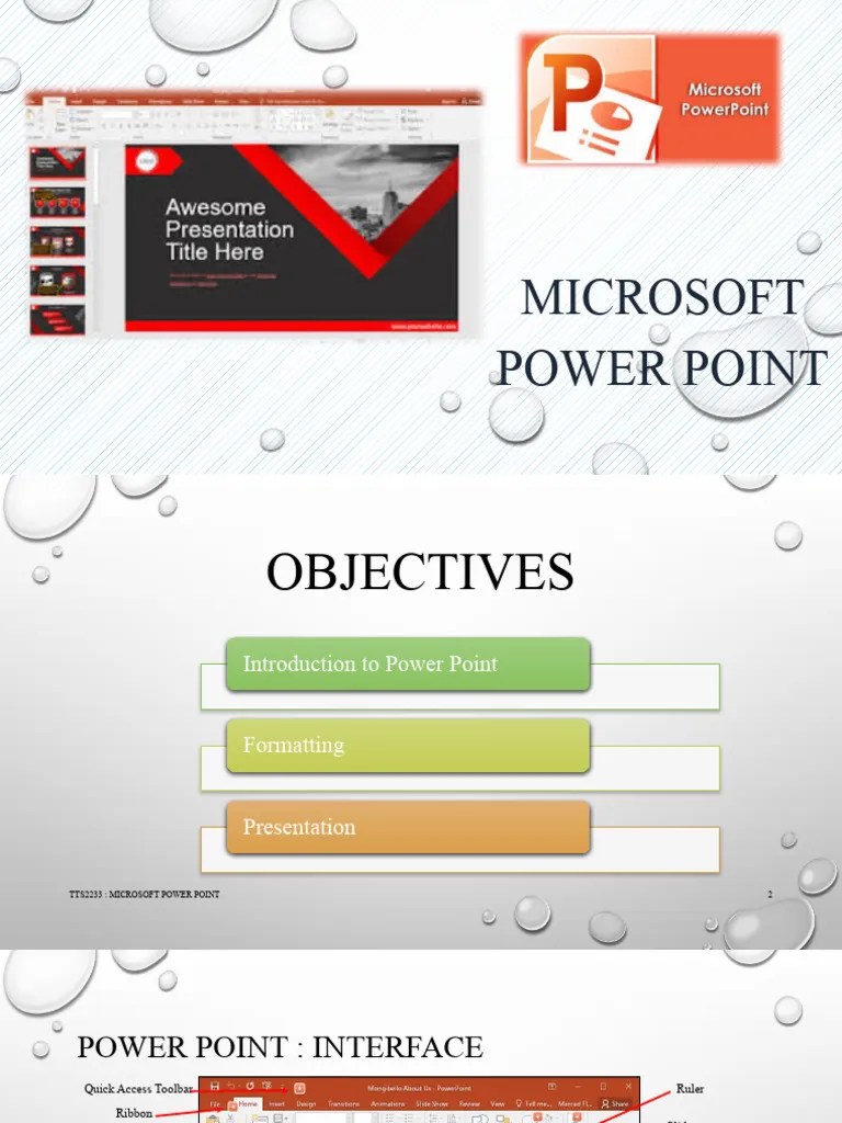 Notes Introduction To Power Point | PDF | Graphical User Interfaces ...