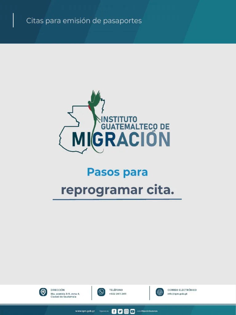 Pasos Para Reprogramar Cita | PDF