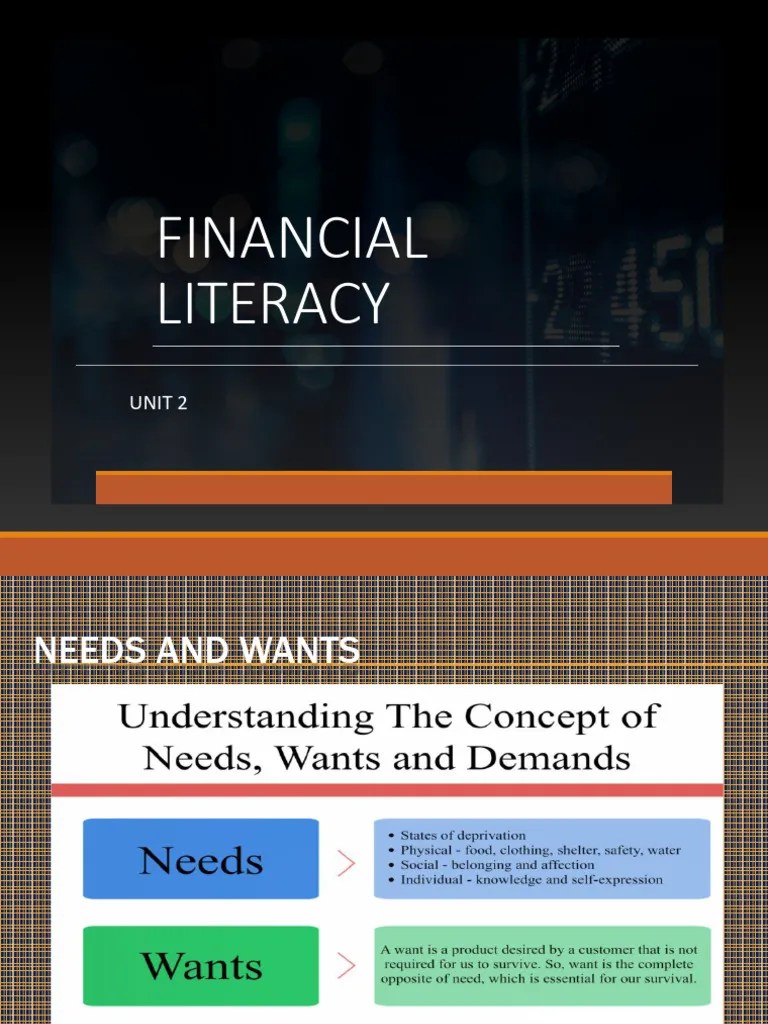 Financial Literacy - Module 2 | PDF | Sales | Exports