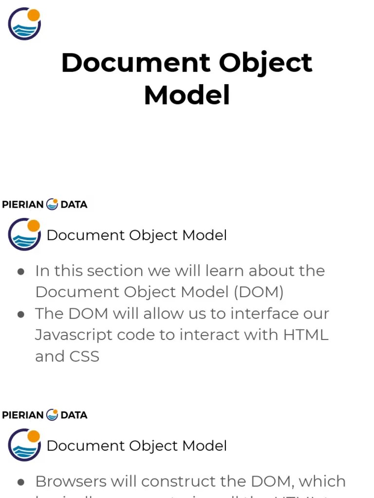 PP 15 | PDF | Document Object Model | Html