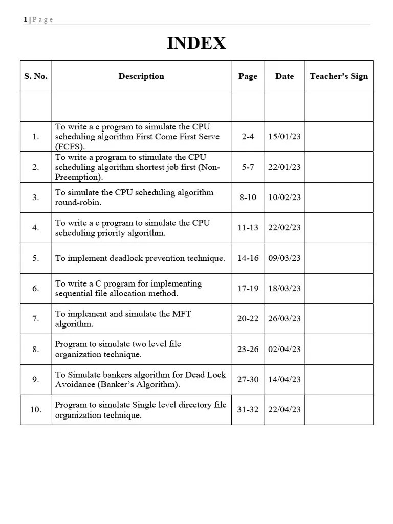 Operating System Project | PDF | Scheduling (Computing) | Computer ...