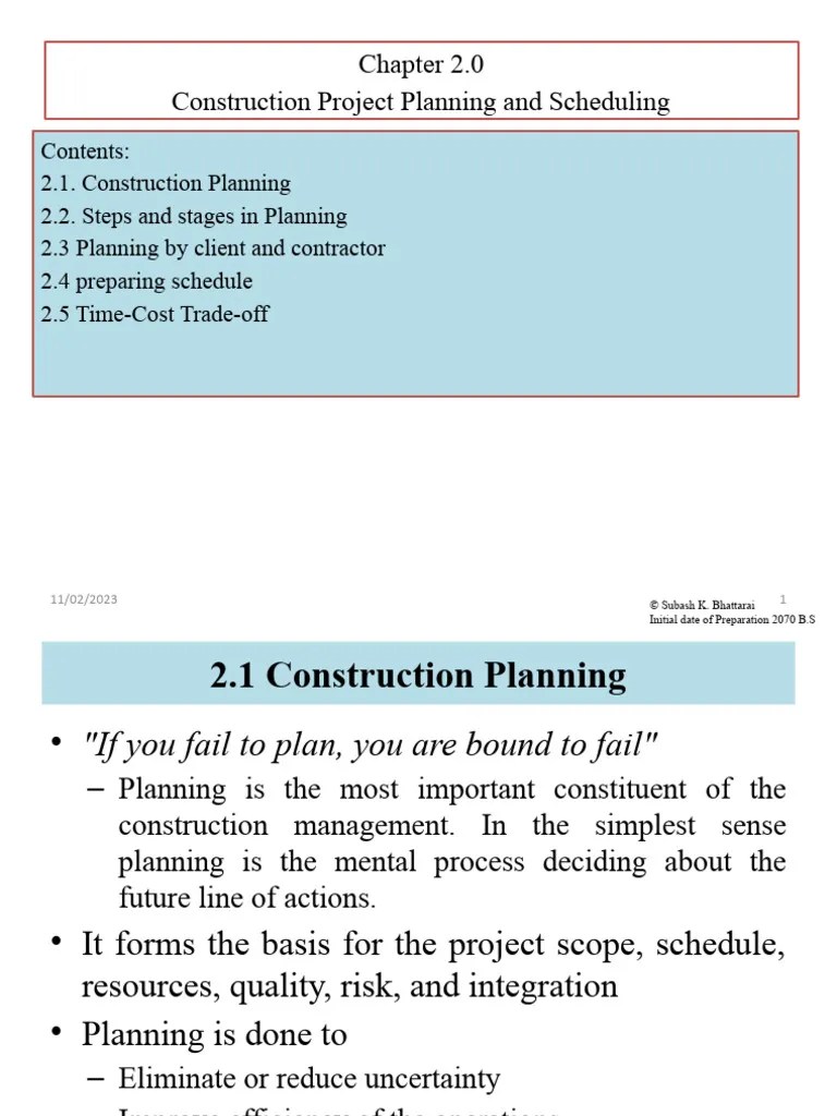 Construction Project Management Planning Scheduling And Controlling - Premium Landscape Art Gallery - 8K