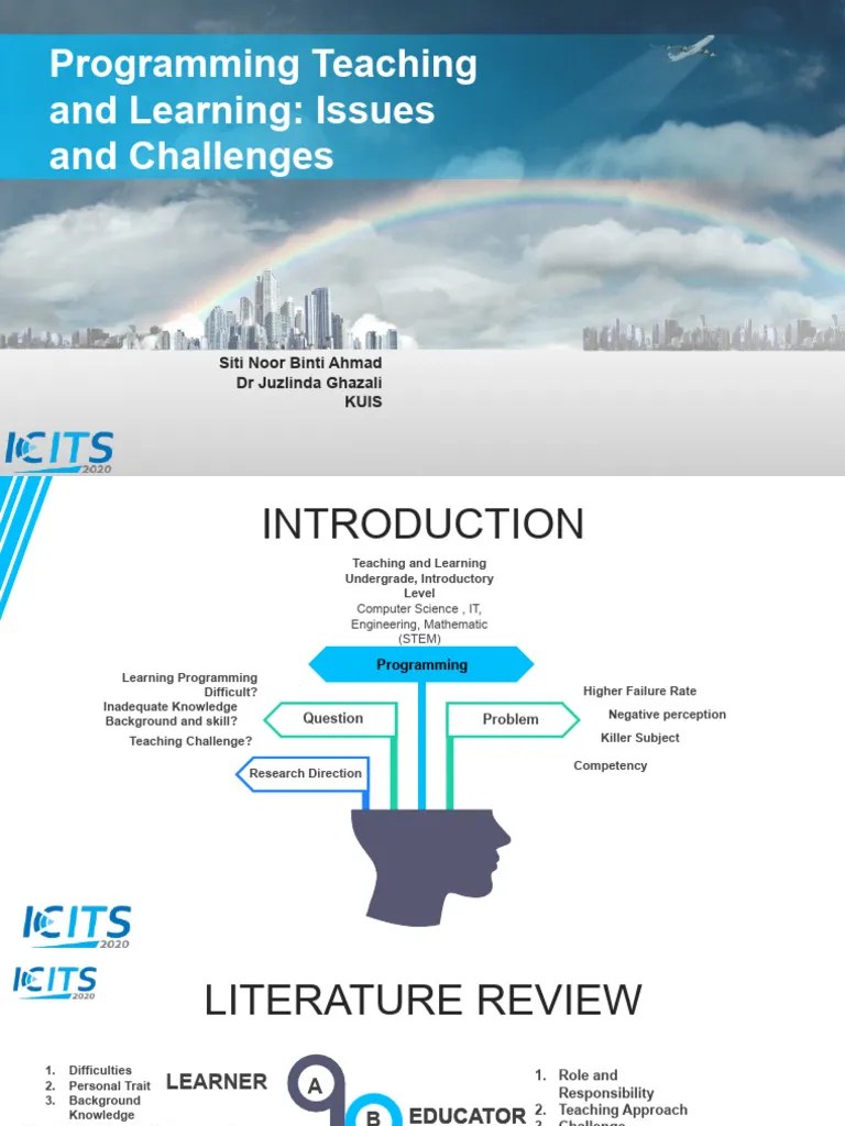 Programming Teaching And Learning: Issues And Challenges | PDF ...