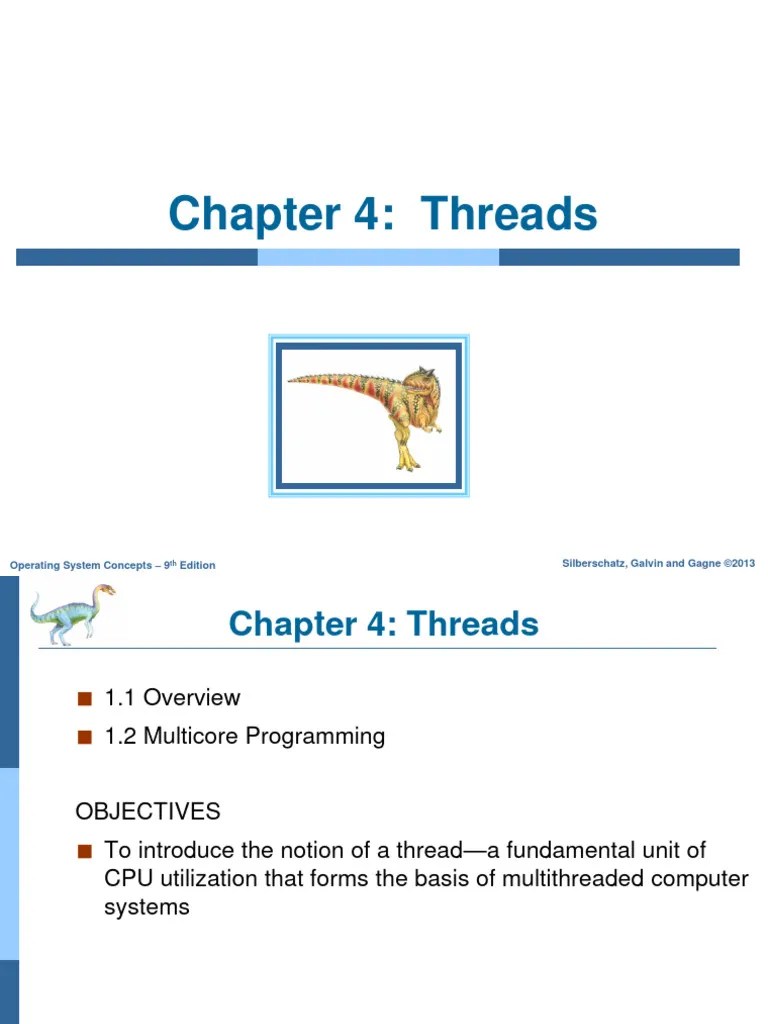 CH 4 Threads | PDF | Thread (Computing) | Process (Computing)