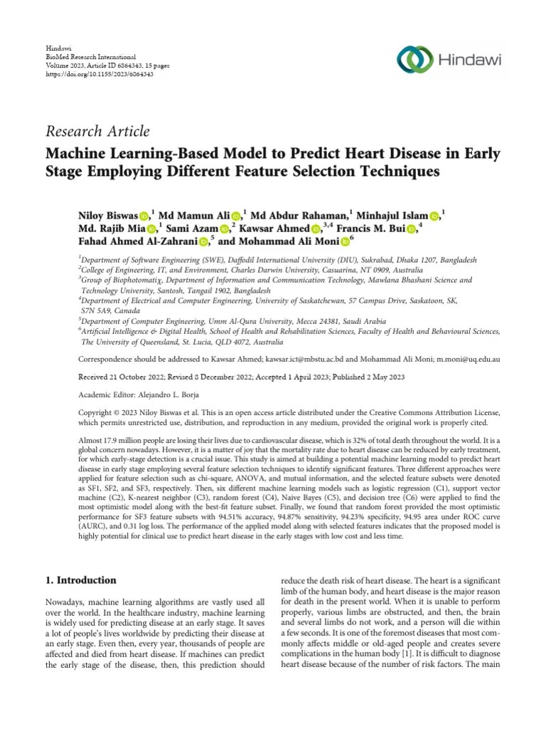 Heart Disease Rp5 | Download Free PDF | Sensitivity And Specificity ...
