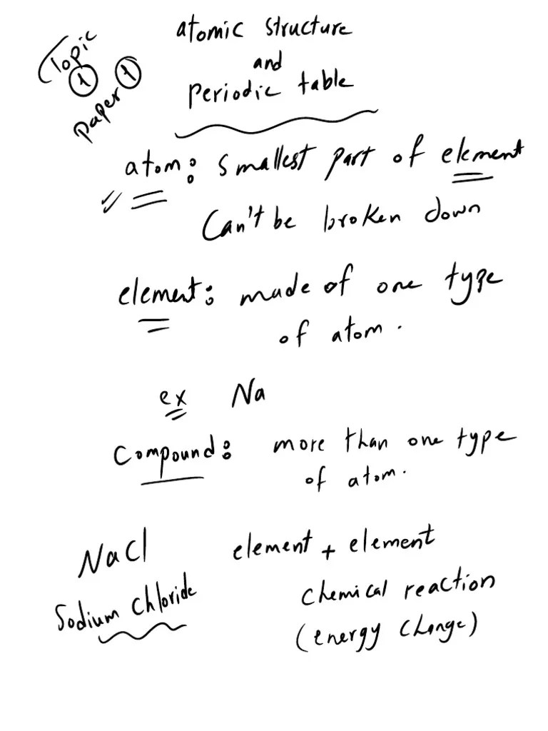 Atomic Structure 1 | PDF