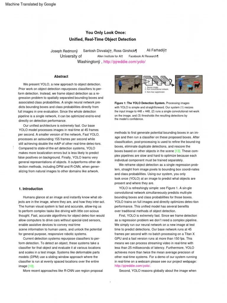 Yolo | PDF | Applied Mathematics | Computer Science