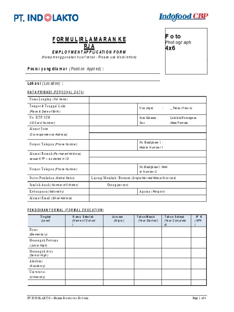 2021 Application Form | PDF | Foreign Language Studies