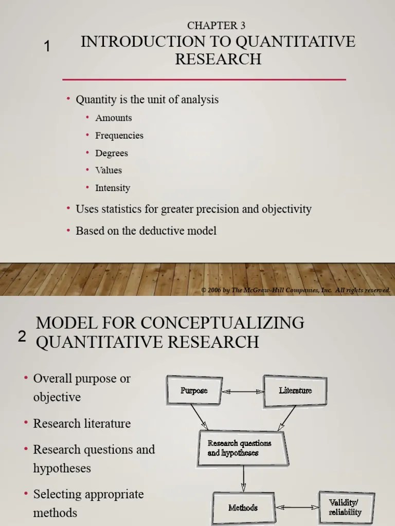 Quantitative Research PART 2 | PDF | Hypothesis | Quantitative Research