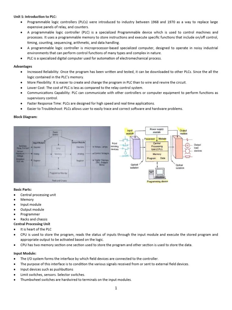 PLC Notes-3 | PDF | Programmable Logic Controller | Programming