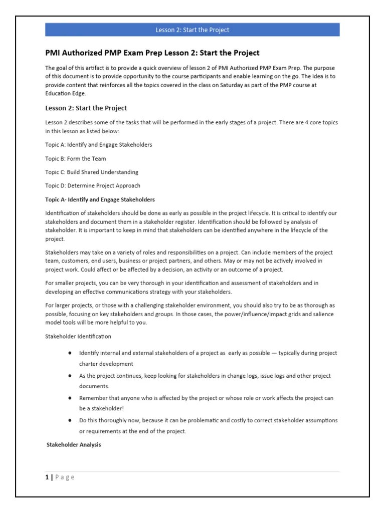 Lesson 2 Start The Project | PDF