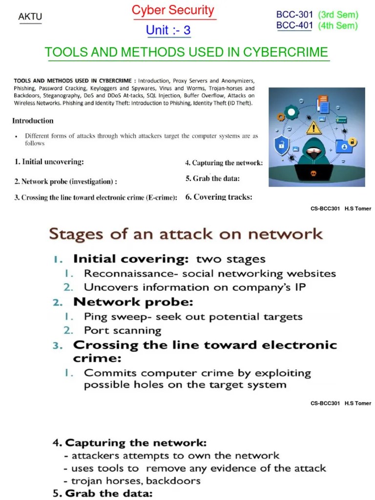 Cyber Security U3 Note (IUnit-3) | PDF