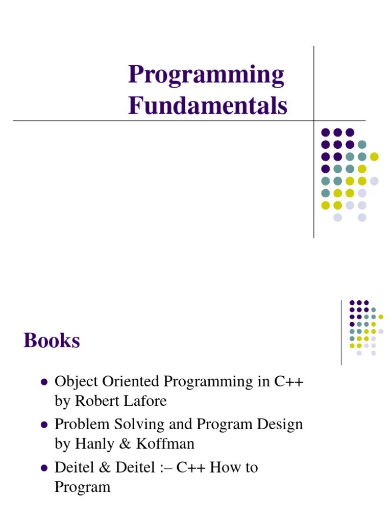 Lec 01 | PDF | Software | Programming
